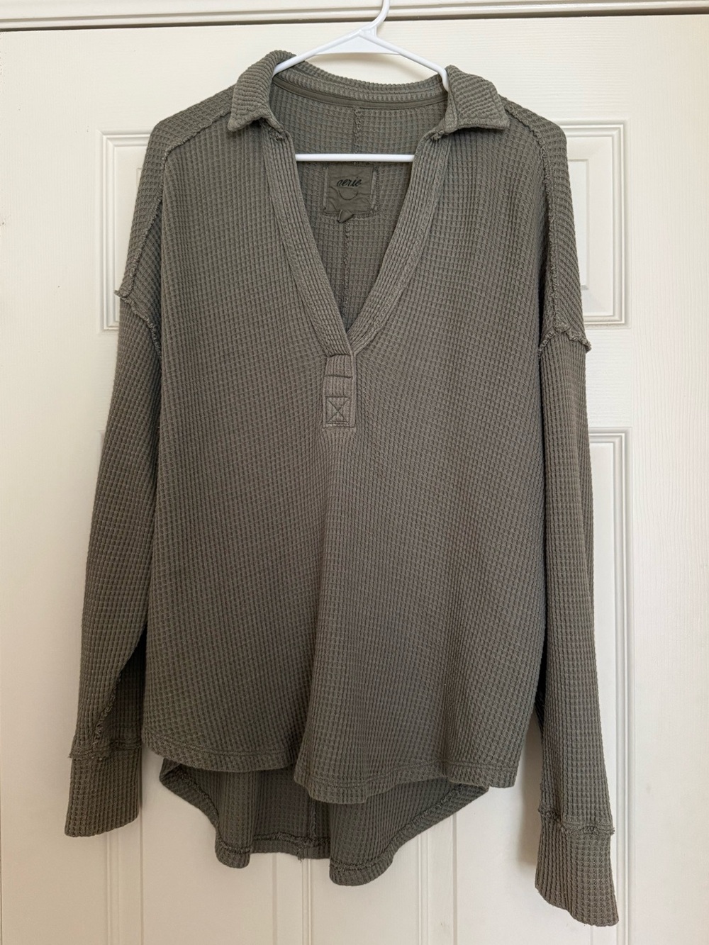 Aerie waffle knit sweater